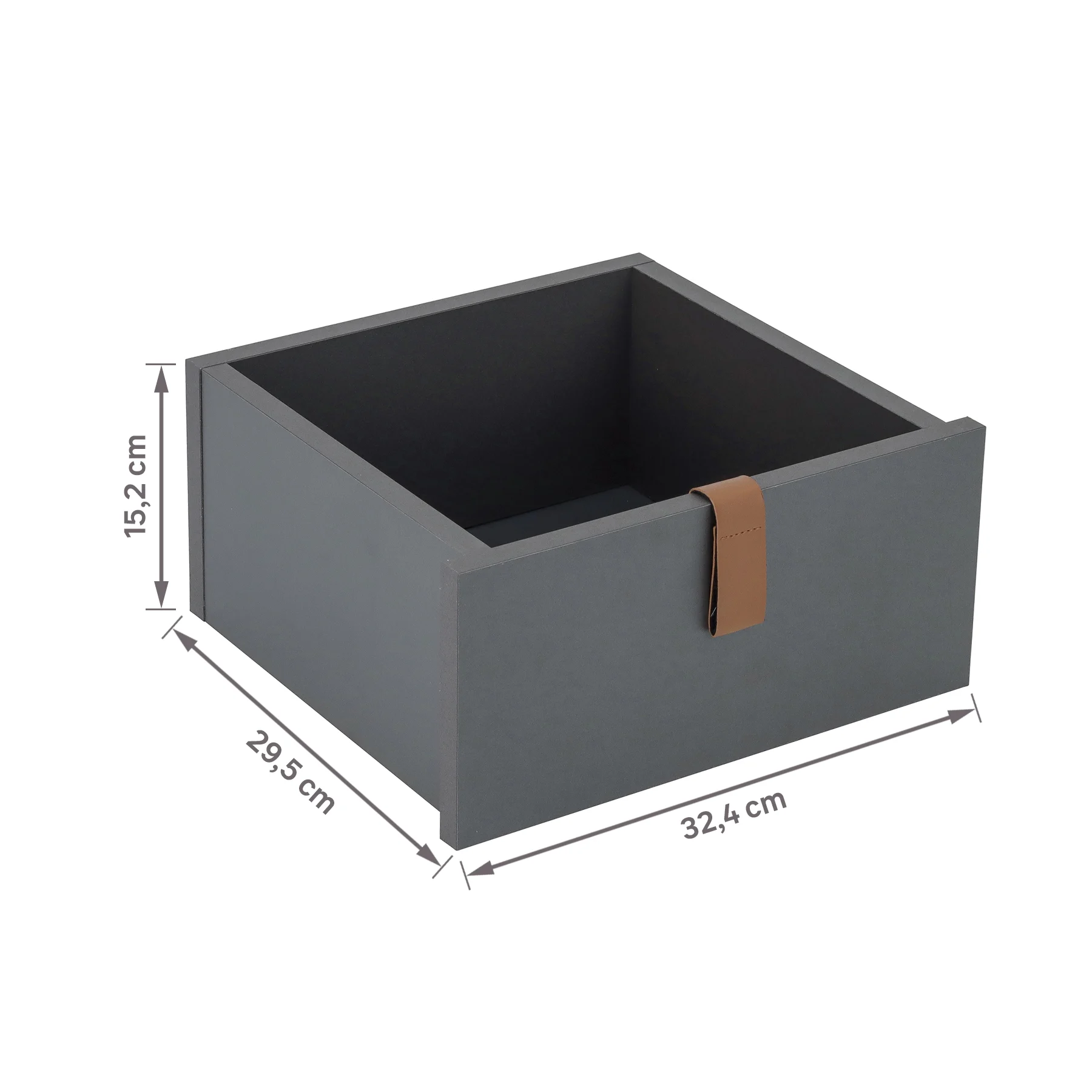 Gaveta Grafite para Nicho com Puxador - Imagem 8