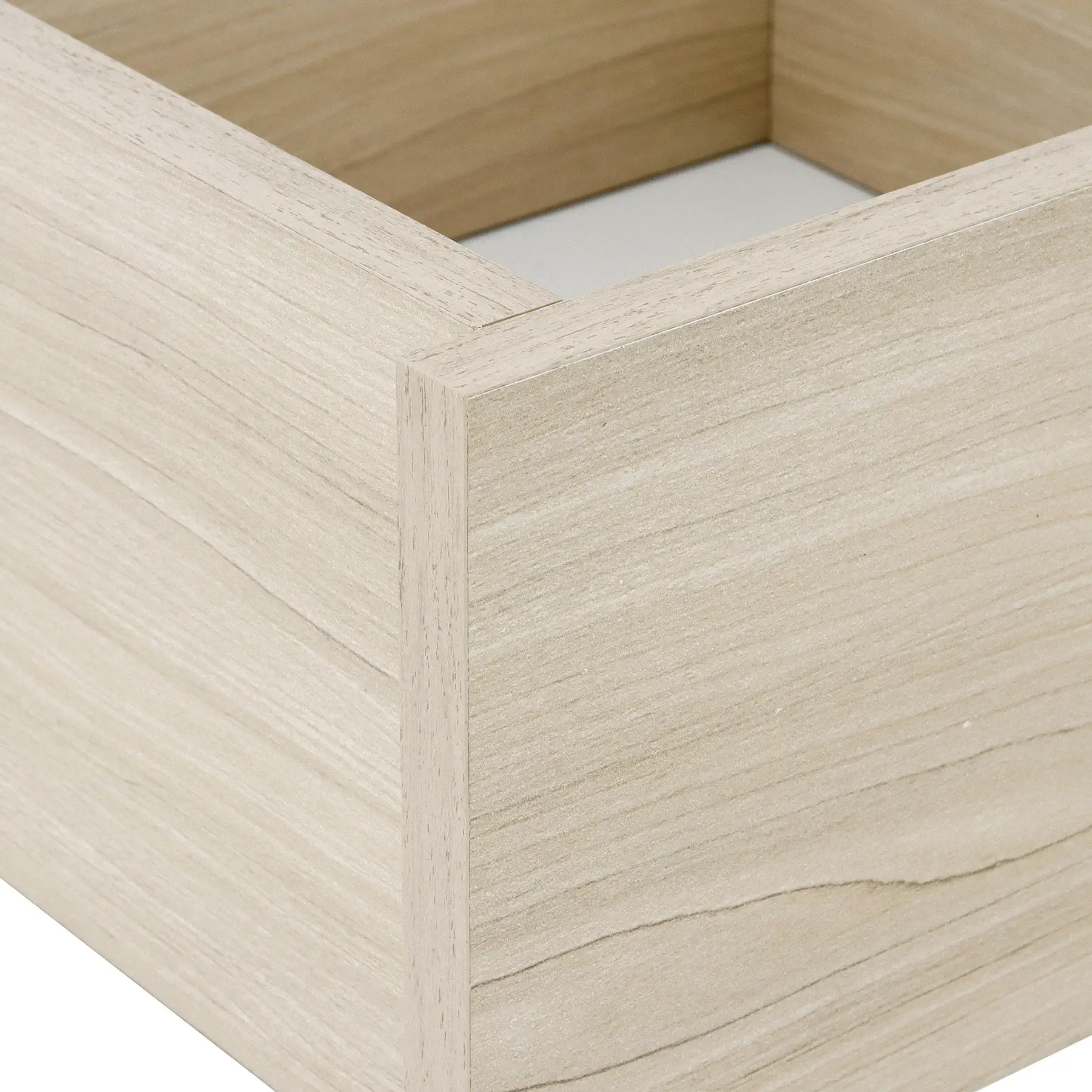 Gaveta Retangular para Nicho com Puxador Carvalho MDP 15,2x29,5x32,4cm - Imagem 2