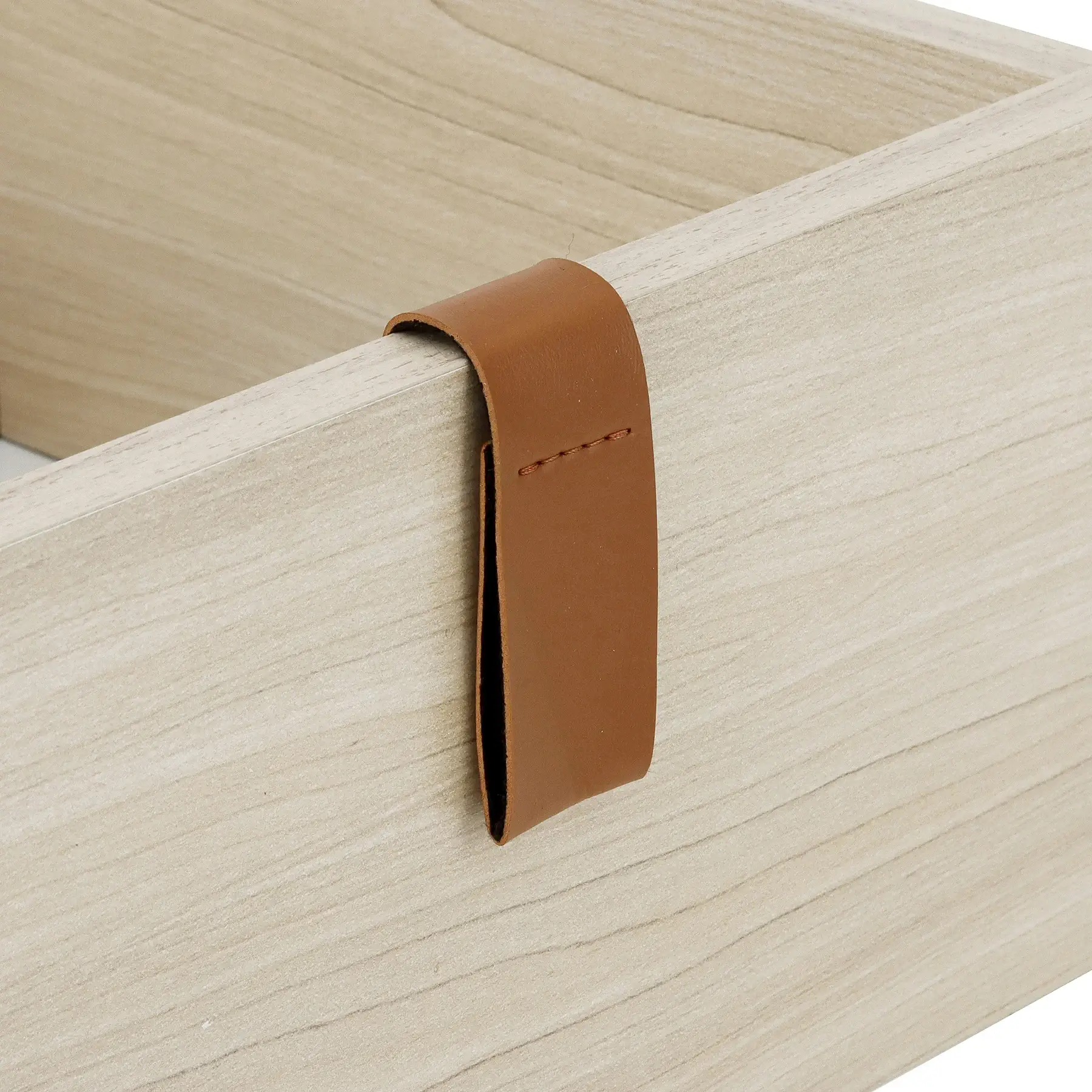 Gaveta Retangular para Nicho com Puxador Carvalho MDP 15,2x29,5x32,4cm - Imagem 3